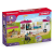Schleich 42619 Horse Club Lószállíó lakóautó, lovakkal és kiegészítőkkel