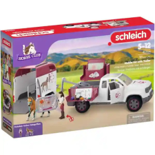 Schleich 42704 Állatorvosi lószállító autó Tennessee Walker lóval játékfigura