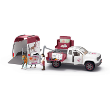 Schleich 42704 Mobil állatorvos utánfutóval játékfigura