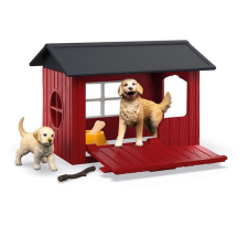 Schleich 42722 kutyaház golden retrieverrel játékfigura