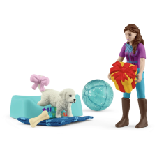 Schleich 42744 Horse Club Születésnapi parti Lizával szett (42744) játékfigura