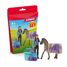 Schleich 42753 Pocket Set - Horse Club Szépségszett Kimmel játékfigura