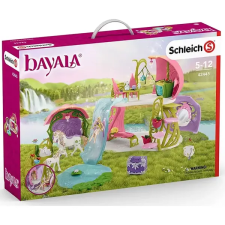 Schleich : Bayala - Csillogó virágház unikornisokkal istállóval és tóval játékszett (42455) játékfigura