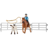 Schleich Cowgirl Team Roping Fun játékszett