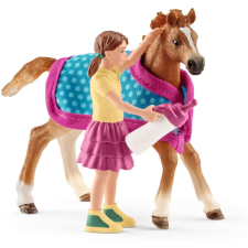 Schleich csikó takaróval (42361) (sch42361) játékfigura