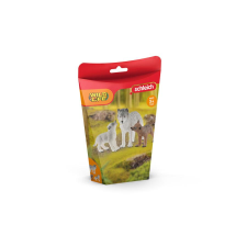  Schleich Farkas anya kölykökkel (81399) játékfigura