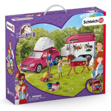 Schleich Horse Club 42535 Lovas kaland lószállító utánfutóval játékfigura