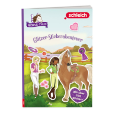 SCHLEICH® Horse Club(TM) - Glitzer-Stickerabenteuer, m. 1 Beilage idegen nyelvű könyv