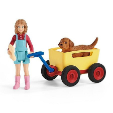  Schleich Kirándulás kézikocsival (42543) játékfigura