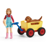 Schleich kirándulás kézikocsival - 42543