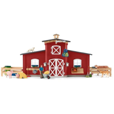 Schleich Nagy pajta állatokkal és kiegészítőkkel 42606 játékfigura