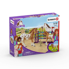 Schleich Schleich 42433 Appaloosa lovak karámmal játékfigura