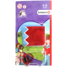 Schleich Schleich 42459 Takaró és kötőfék, Horse Club, Hannah és Cayenne játékfigura