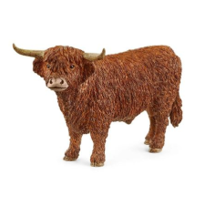 Schleich skót-felföldi bika figura (13919) (sch13919) játékfigura
