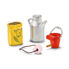 Schleich tehénfejő szett és takarmány játékfigura