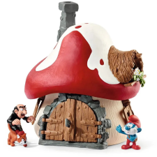 Schleich The Smurfs Smurf house with 2 figurines (20803) játékfigura