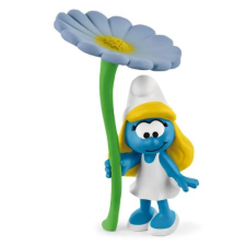 Schleich Törpilla Hupikék törpike figura virággal (20828) (sch20828) - Játékfigurák játékfigura