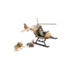 Schleich Wild Life: Állatmentő helikopter - Schleich játékfigura