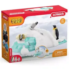 Schleich : Wild Life - Pingvin családi móka figura szett (42661) játékfigura