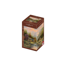 Schmidt 1000 db-os fa puzzle - Mountain Backdrop with Stream, Thomas Kinkade (59799) puzzle, kirakós