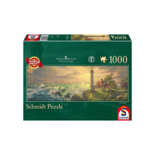 Schmidt 1000 db-os Panoráma puzzle - Lighthouse Seascape, Thomas Kinkade (59477) puzzle, kirakós