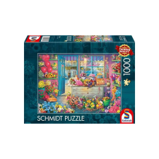 Schmidt 1000 db-os puzzle - Colourful flower shop (59764) puzzle, kirakós