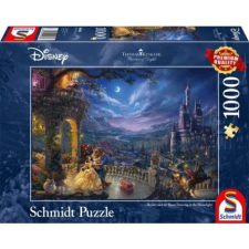 Schmidt 1000 db-os puzzle - Disney - Beauty and the Beast - Dance in the Moonlight, Kinkade (59484) puzzle, kirakós