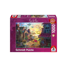 Schmidt 1000 db-os puzzle - Dragon post, Rose Cat Khan (57584) puzzle, kirakós