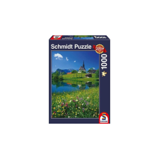 Schmidt 1000 db-os puzzle - Inzell, Einsiedlhof and St. Nicholas Church (57391) puzzle, kirakós