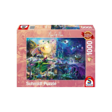 Schmidt 1000 db-os puzzle - Nightly dragon competition, Rose Cat Khan (57585) puzzle, kirakós