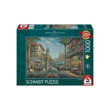 Schmidt 1000 db-os puzzle - Spanish Café, Thomas Kinkade (58780) puzzle, kirakós