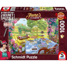 Schmidt 1000 db-os Secret puzzle - Tea in the garden (59974) puzzle, kirakós