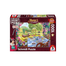 Schmidt 1000 db-os Secret puzzle - Tea in the garden (59974) puzzle, kirakós