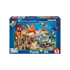 Schmidt 100 db-os Playmobil puzzle - Novelmore - Jousting arena (56483) puzzle, kirakós