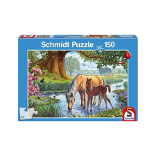 Schmidt 150 db-os puzzle - Pferde am Bach (56161) puzzle, kirakós