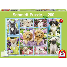 Schmidt 200 db-os puzzle - Puppies (56162) puzzle, kirakós