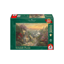 Schmidt 3000 db-os puzzle - The Village Lighthouse, Thomas Kinkade (59482) puzzle, kirakós