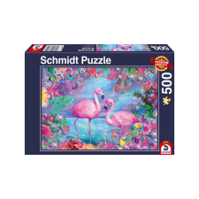 Schmidt 500 db-os puzzle - Flamingos (58342) puzzle, kirakós