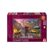 Schmidt 500 db-os puzzle - Magical Rain in Paris (59713) puzzle, kirakós