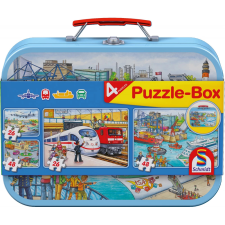 Schmidt 56508 Járművek 2x26 2x48db-os puzzle puzzle, kirakós