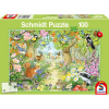 Schmidt Állatok az erdőben 100 db-os puzzle (56370) (SC19477-182) - Kirakós, Puzzle