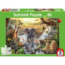 Schmidt Animals in Africa 60 db-os puzzle (4001504564544) (4001504564544) - Kirakós, Puzzle puzzle, kirakós