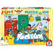 Schmidt Harisnyás Pippi Kávéparti - 100 darabos puzzle puzzle, kirakós