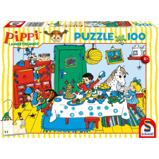 Schmidt Harisnyás Pippi Kávéparti - 100 darabos puzzle (56447) puzzle, kirakós