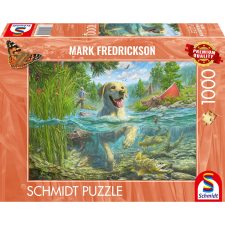 Schmidt Kutyaszeretet - Labrador halvadászaton 1000 darabos puzzle (58557) puzzle, kirakós