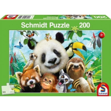 Schmidt : Őserdő barátok 200 darabos puzzle puzzle, kirakós