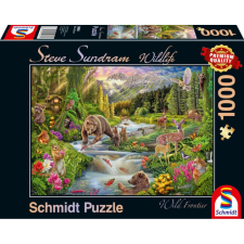Schmidt Puzzle 1000 db-os - Erdei állatok - Steve Sundram - Schmidt 59664 puzzle, kirakós