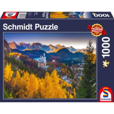 Schmidt Puzzle játék 1000 darabos Az őszi Neuschwanstein puzzle, kirakós
