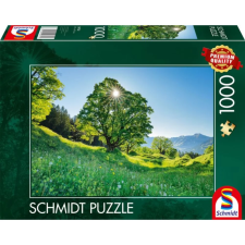 Schmidt Puzzle játék 1000 darabos Juhar a napfényfényben St. Gallen Svájc puzzle, kirakós