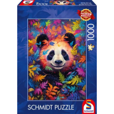 Schmidt Puzzle játék 1000 darabos Panda a szivárványszínű erdőben puzzle, kirakós